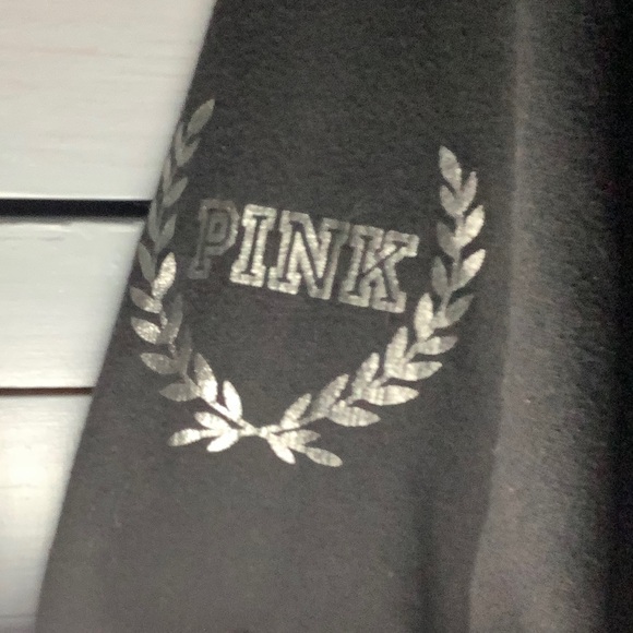 Pink Victoria Secret Sweatshirt XS With Silver Logo - Picture 5 of 5